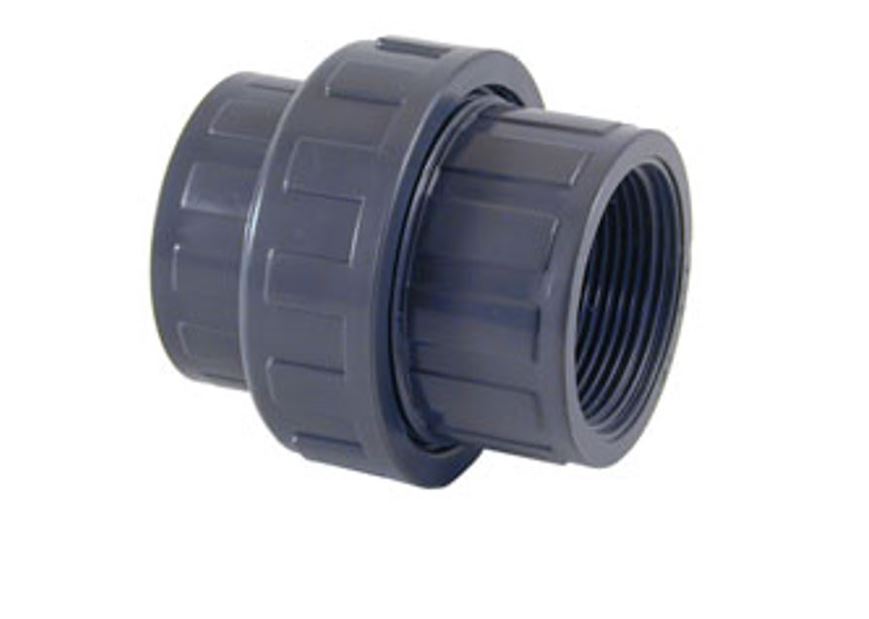 3 Piece Union for PVC Metric Pipe Geoquip WRAS Approved